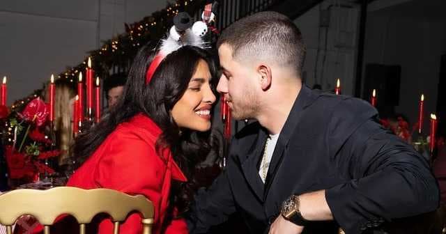 Priyanka Chopra and Nick Jonas kick off Christmas festivities with family