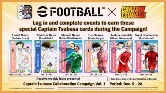 Messi, Neymar, & Suarez Star In Captain Tsubasa x eFootball Crossover Collaboration