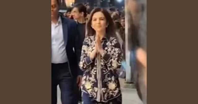 Nita Ambani's floral co-ord turns heads as she shops for sarees in Bengaluru