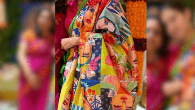 Sara Ali Khan's statement colourful dupatta is a must-have for all new brides